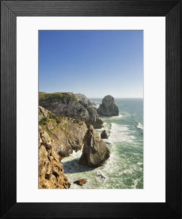Framed Print : Cabo da Roca, the most western point of continental Europe. Portugal Framed Print : Cabo da Roca, the most western point of continental Europe. Portugal