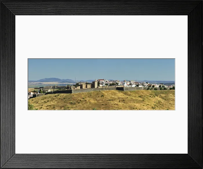 Framed Print : The city of Elvas. These bastions surround all the city, making them the biggest artillery