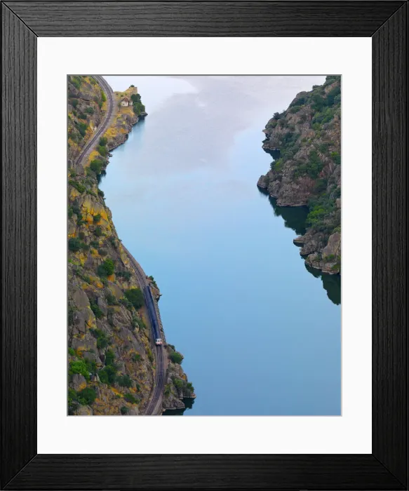 Framed Print : Portugal, Douro, Douro river at dusk Framed Print : Portugal, Douro, Douro river at dusk