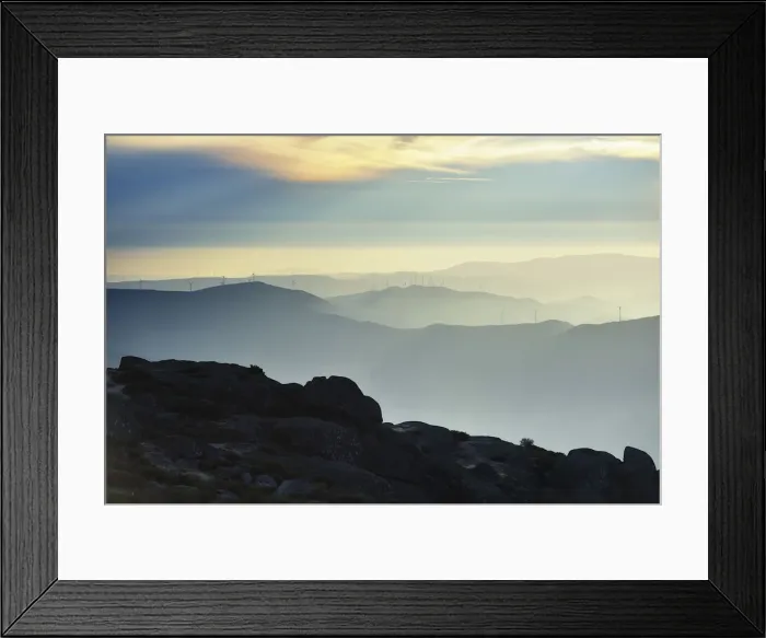 Framed Print : The top of the highest mountain range in Continental Portugal Framed Print : The top of the highest mountain range in Continental Portugal