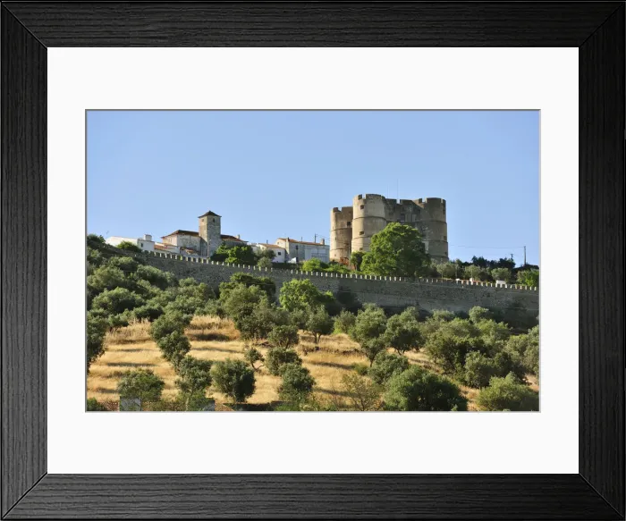 Framed Print : The walled little village of Evoramonte. Alentejo, Portugal Framed Print : The walled little village of Evoramonte. Alentejo, Portugal