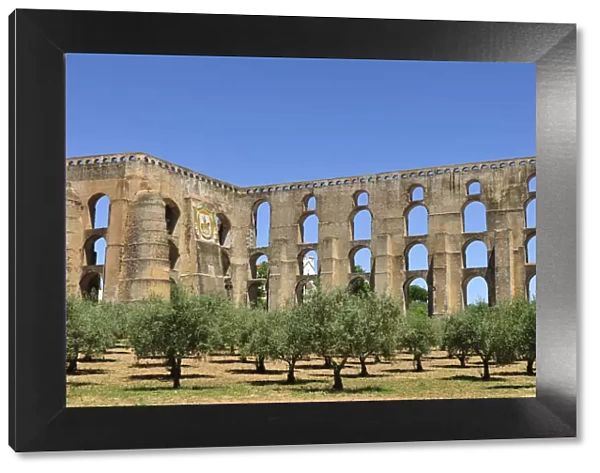 Amoreira aqueduct dating from the 16th century, a Unesco World Heritage Site. Elvas