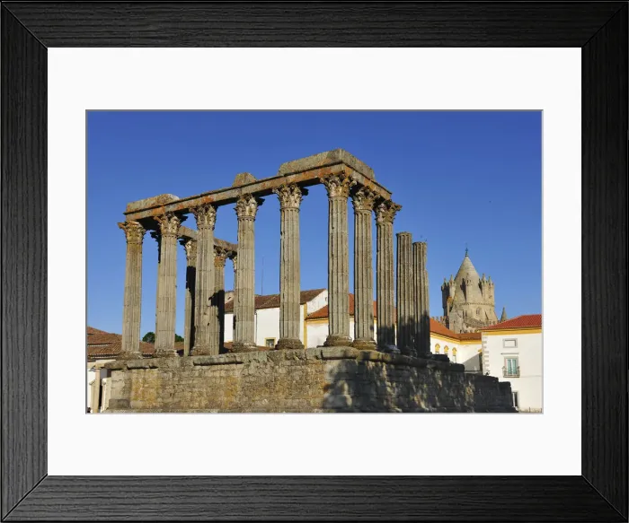 Framed Print : Roman Temple of Diana, a Unesco World Heritage Site. Evora, Portugal Framed Print : Roman Temple of Diana, a Unesco World Heritage Site. Evora, Portugal