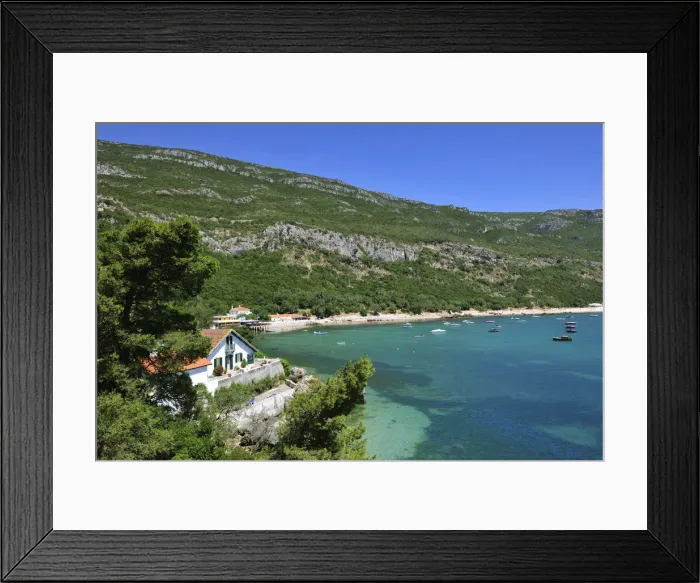 Framed Print : Portinho beach. Arrabida Natural Park, Setubal. Portugal Framed Print : Portinho beach. Arrabida Natural Park, Setubal. Portugal