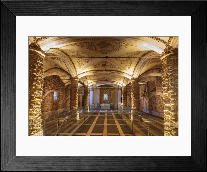 Framed Print : Portugal, Alentejo, Evora, Chapel of bones (Capela dos Ossos) Framed Print : Portugal, Alentejo, Evora, Chapel of bones (Capela dos Ossos)