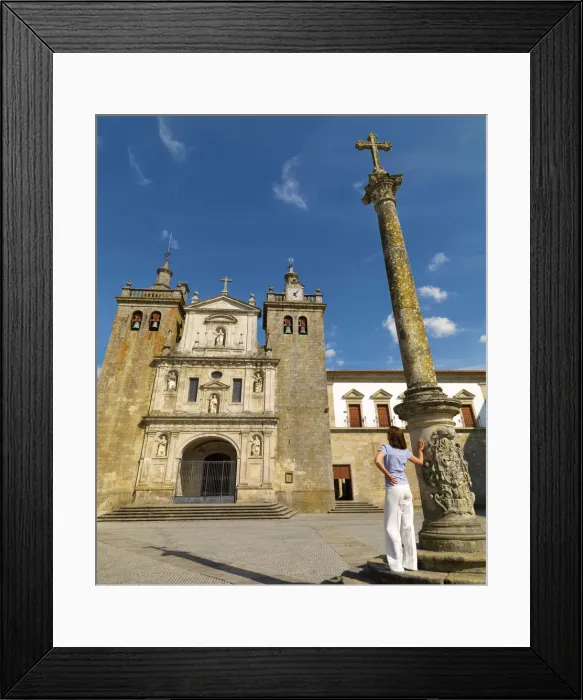 Framed Print : Portugal, Beiras Alta, Viseu, Viseu Cathedral (MR) Framed Print : Portugal, Beiras Alta, Viseu, Viseu Cathedral (MR)