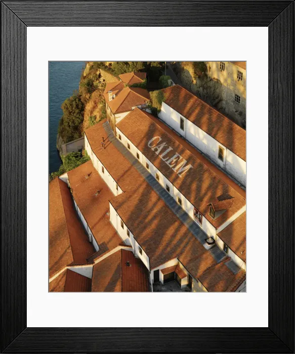 Framed Print : Portugal, Porto, Calem port cellars overview Framed Print : Portugal, Porto, Calem port cellars overview