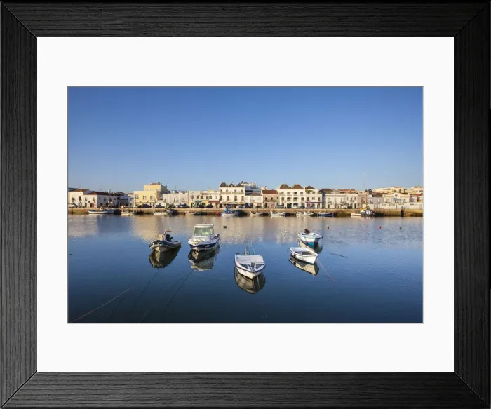 Framed Print : Rio Gilao, Tavira, Algarve, Portugal Framed Print : Rio Gilao, Tavira, Algarve, Portugal
