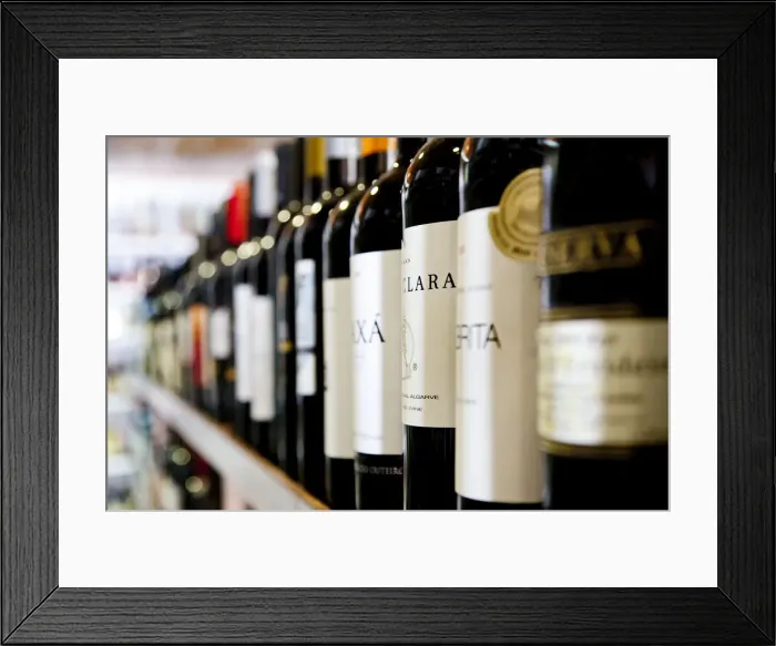 Framed Print : Wine shop, Algarve, Portugal Framed Print : Wine shop, Algarve, Portugal