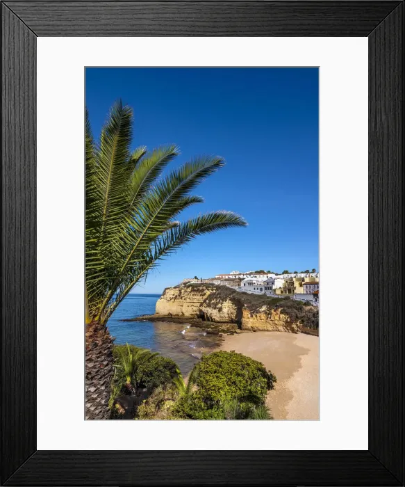 Framed Print : Carvoeiro, Algarve, Portugal
