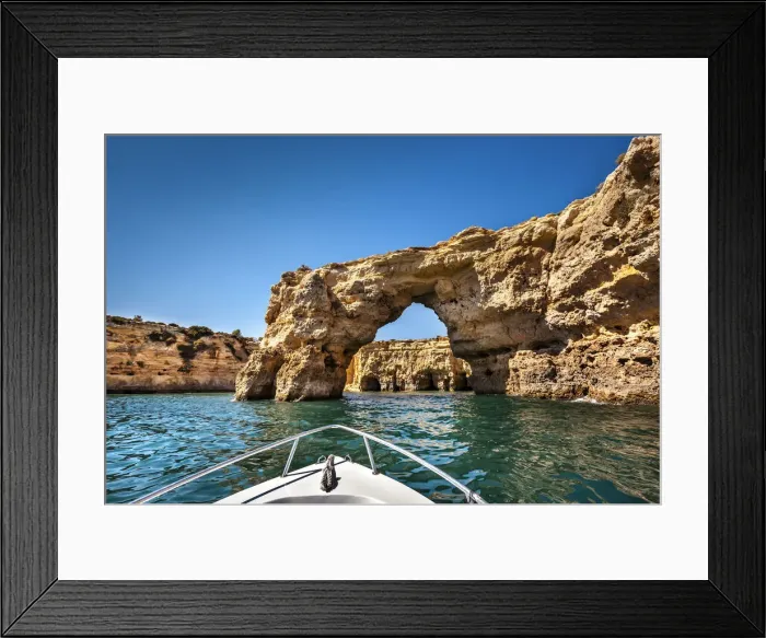 Framed Print : Boat trip, Praia da Marinha, Algarve, Portugal Framed Print : Boat trip, Praia da Marinha, Algarve, Portugal
