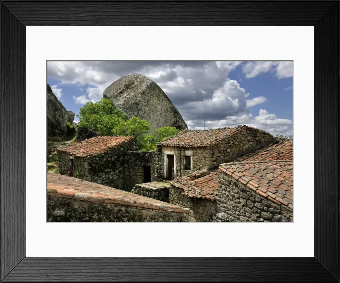 Framed Print : The medieval and historical village of Monsanto. Portugal Framed Print : The medieval and historical village of Monsanto. Portugal