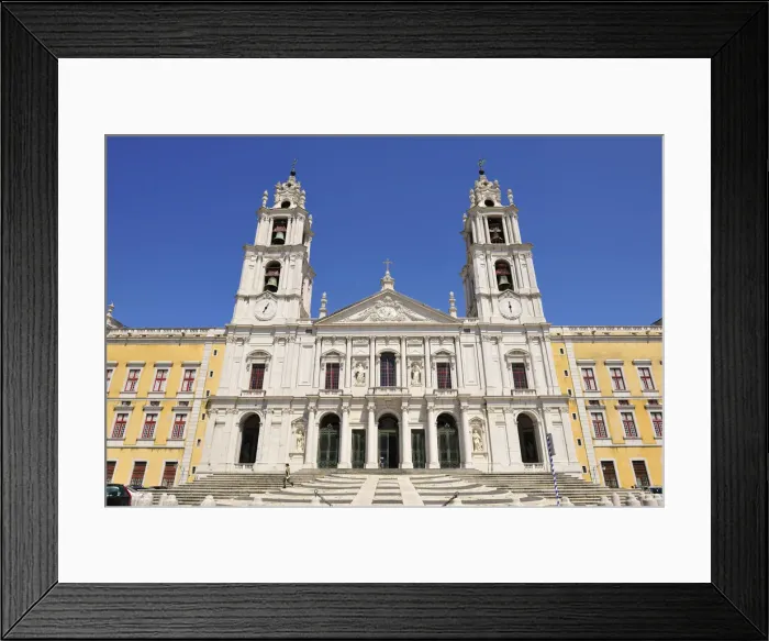 Framed Print : Mafra convent, near Lisbon, the location of the famous book of the Nobel prize winner Framed Print : Mafra convent, near Lisbon, the location of the famous book of the Nobel prize winner