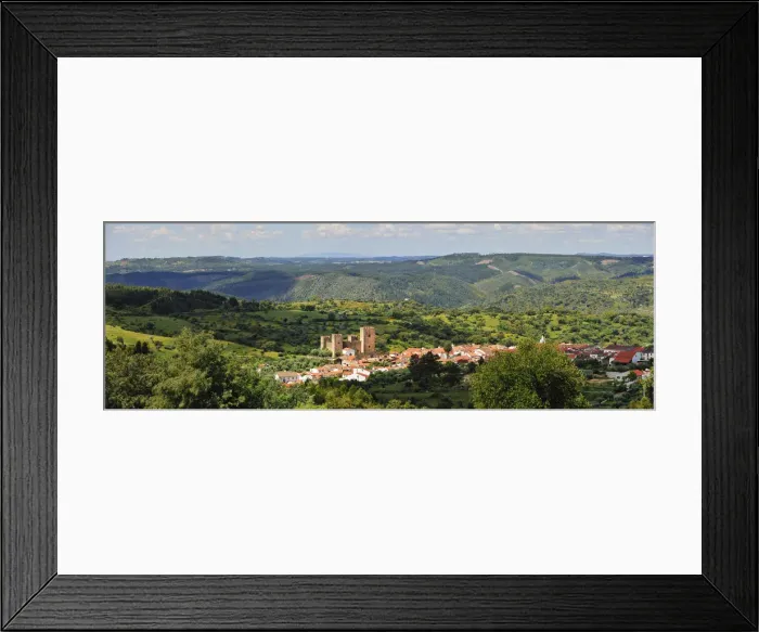 Framed Print : The medieval castle of Amieira do Tejo. Alentejo, Portugal Framed Print : The medieval castle of Amieira do Tejo. Alentejo, Portugal