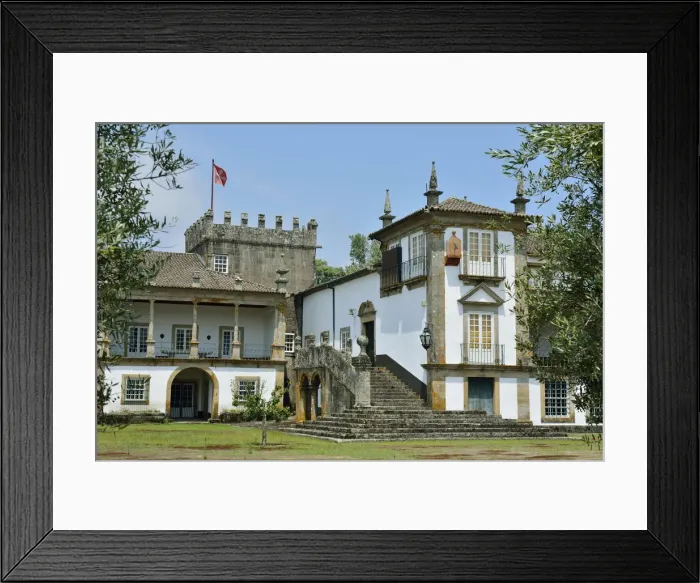 Framed Print : Bertiandos manor house, dating back to the 15th century, Ponte de Lima. Minho, Portugal Framed Print : Bertiandos manor house, dating back to the 15th century, Ponte de Lima. Minho, Portugal