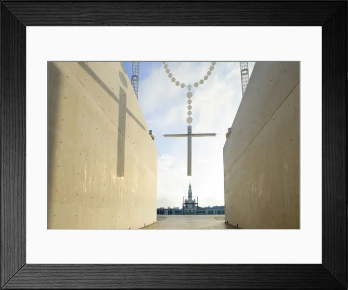 Framed Print : Europe, Iberia, Portugal, Ribatejo, Fatima catholic sanctuary, huge rosary sculpture Framed Print : Europe, Iberia, Portugal, Ribatejo, Fatima catholic sanctuary, huge rosary sculpture