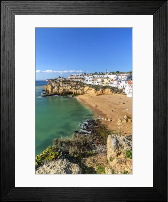 Framed Print : Praia de Carvoeiro, Carvoeiro, Lagoa, Algarve, Portugal Framed Print : Praia de Carvoeiro, Carvoeiro, Lagoa, Algarve, Portugal