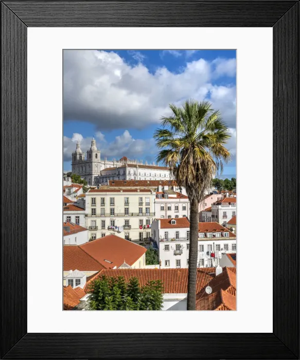 Framed Print : Monastery of Sao Vicente de Fora, Alfama district, Lisbon, Portugal Framed Print : Monastery of Sao Vicente de Fora, Alfama district, Lisbon, Portugal