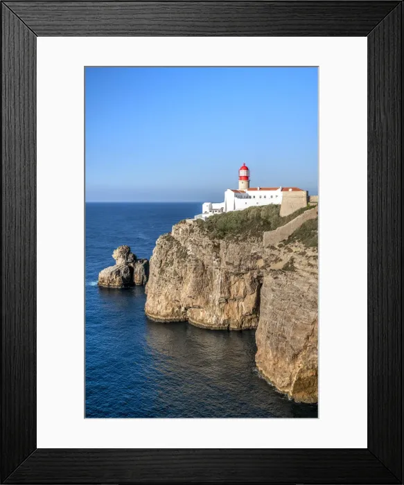 Framed Print : Cape St. Vincent or Cabo de Sao Vicente, Vila do Bispo, Algarve, Portugal Framed Print : Cape St. Vincent or Cabo de Sao Vicente, Vila do Bispo, Algarve, Portugal