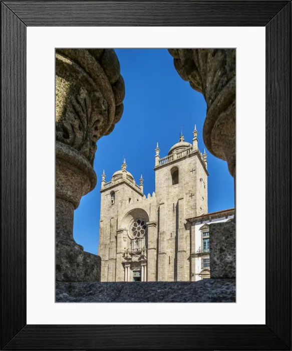 Framed Print : Se Cathedral, Pelourinho Square, Porto, Portugal Framed Print : Se Cathedral, Pelourinho Square, Porto, Portugal