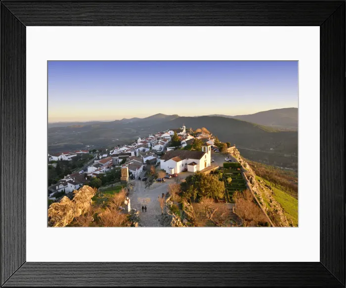 Framed Print : The 9th century village of Marvao with Arab origin. Portugal Framed Print : The 9th century village of Marvao with Arab origin. Portugal