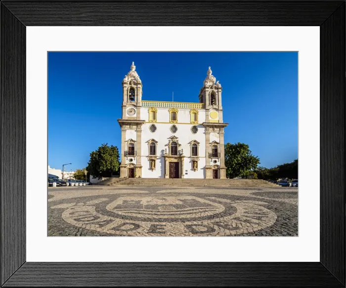 Framed Print : Carmo Church, Largo do Carmo, Faro, Algarve, Portugal Framed Print : Carmo Church, Largo do Carmo, Faro, Algarve, Portugal
