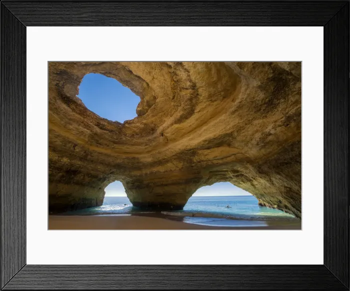 Framed Print : Benagil Cave, Lagoa, Algarve, Portugal
