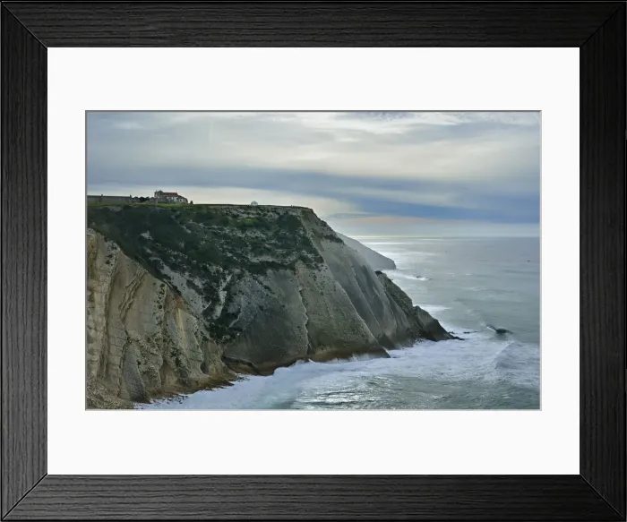 Framed Print : The sanctuary of Espichel Cape facing the Atlantic Ocean. Sesimbra, Portugal Framed Print : The sanctuary of Espichel Cape facing the Atlantic Ocean. Sesimbra, Portugal