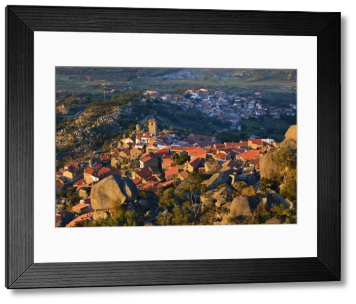 Framed Print : The medieval and historic village of Monsanto in the evening. Portugal Framed Print : The medieval and historic village of Monsanto in the evening. Portugal