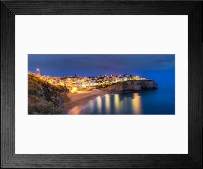 Framed Print : Carvoeiro at Twilight, Algarve, Portugal Framed Print : Carvoeiro at Twilight, Algarve, Portugal