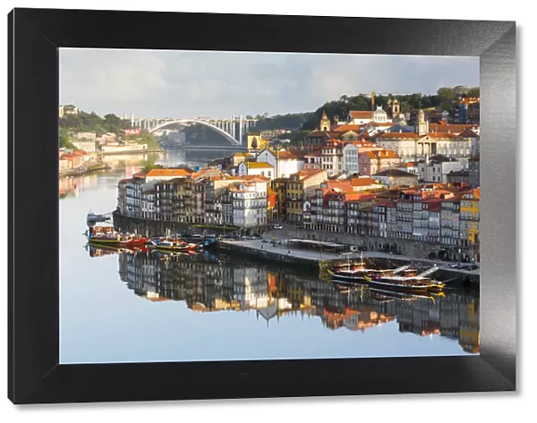 Portugal, Douro Litoral, Porto. An early morning view of the UNESCO World Heritage