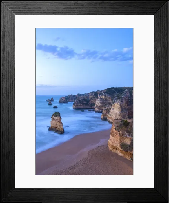 Framed Print : Portugal, Algarve, Lagos, coastal cliffs Framed Print : Portugal, Algarve, Lagos, coastal cliffs