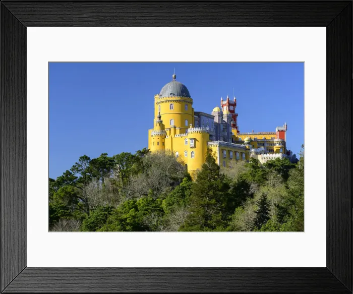 Framed Print : Portugal, Lisbon, Sintra, Park and National Palace of Pena, Castle Framed Print : Portugal, Lisbon, Sintra, Park and National Palace of Pena, Castle