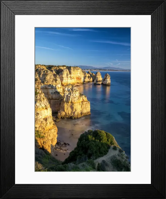 Framed Print : Coastline at Ponta da Piedade, Algarve, Portugal Framed Print : Coastline at Ponta da Piedade, Algarve, Portugal
