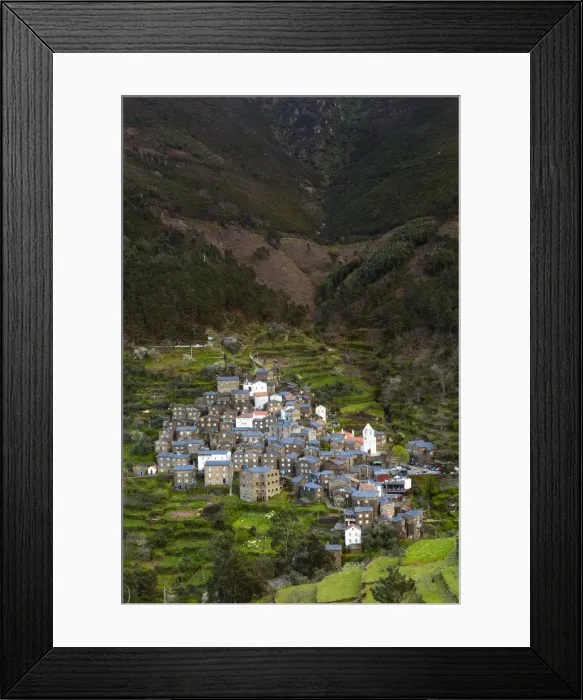 Framed Print : Portugal, Serra da Estrela, Piodao village Framed Print : Portugal, Serra da Estrela, Piodao village