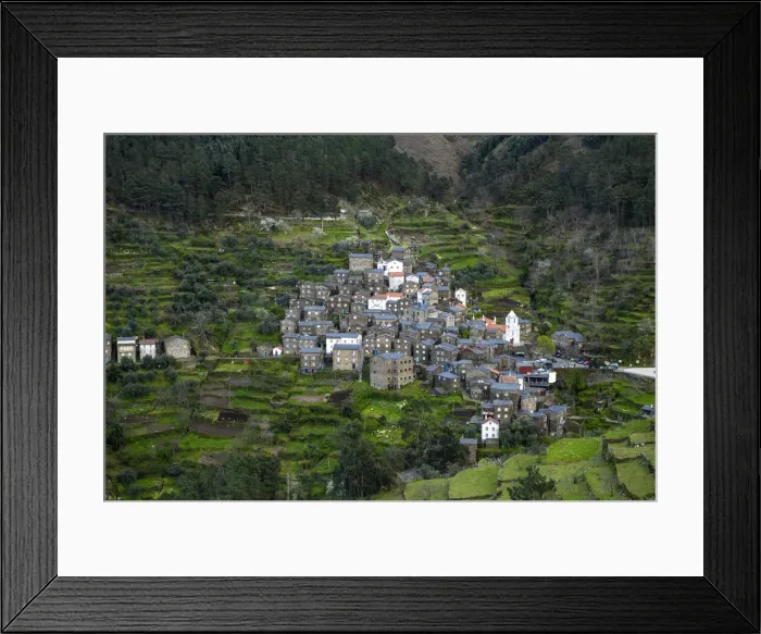 Framed Print : Portugal, Serra da Estrela, Piodao village Framed Print : Portugal, Serra da Estrela, Piodao village
