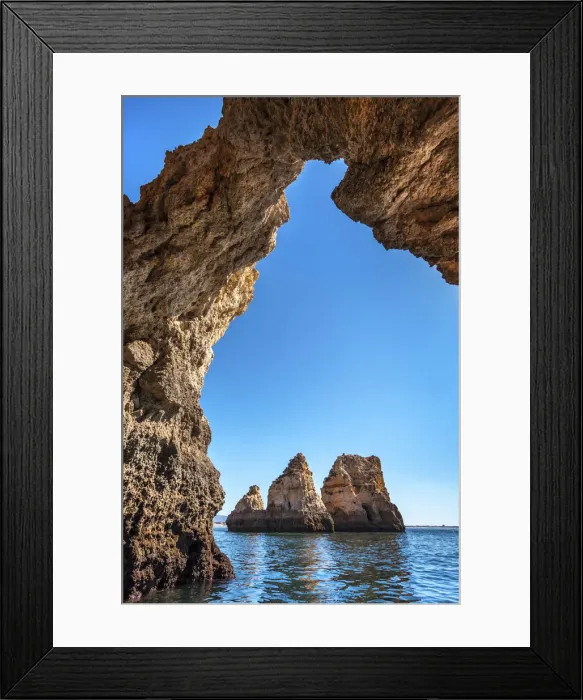 Framed Print : Rocky coast, Ponta de Piedade, Lagos, Algarve, Portugal Framed Print : Rocky coast, Ponta de Piedade, Lagos, Algarve, Portugal
