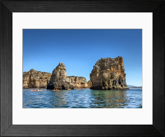 Framed Print : Kayak tour, Ponta de Piedade, Lagos, Algarve, Portugal Framed Print : Kayak tour, Ponta de Piedade, Lagos, Algarve, Portugal
