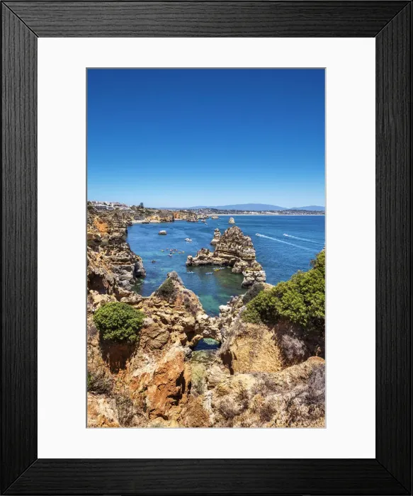 Framed Print : Rocky coast, Praia do Camilo, Lagos, Algarve, Portugal Framed Print : Rocky coast, Praia do Camilo, Lagos, Algarve, Portugal