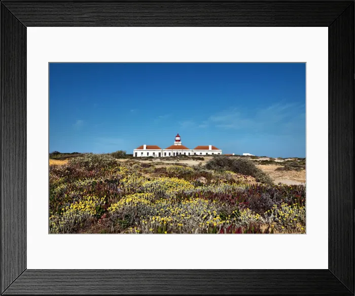 Framed Print : Lighthouse, Cabo Sardao, Costa Vicentina, Alentejo, Portugal Framed Print : Lighthouse, Cabo Sardao, Costa Vicentina, Alentejo, Portugal