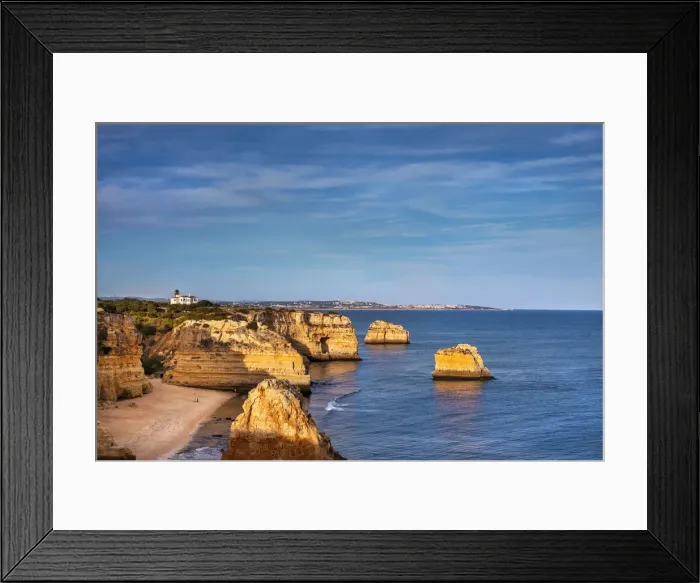 Framed Print : Praia da Marinha, Algarve, Portugal