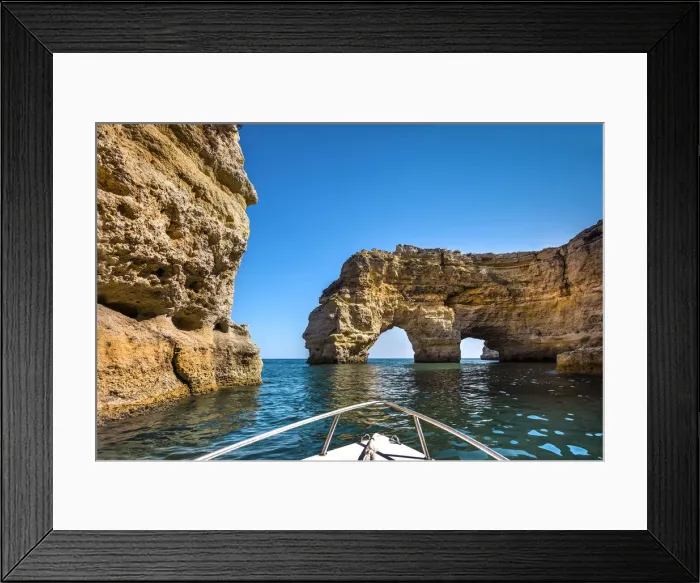 Framed Print : Boat trip, Praia da Marinha, Algarve, Portugal Framed Print : Boat trip, Praia da Marinha, Algarve, Portugal