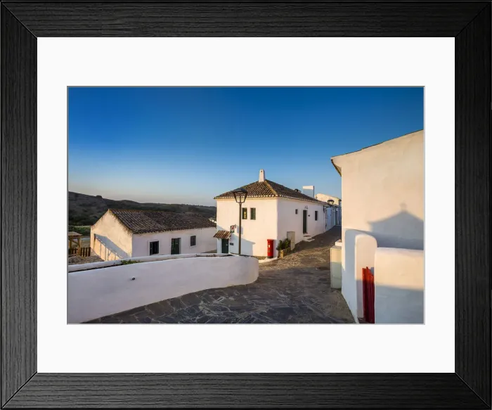 Framed Print : Village Aldeia da Pedralva, Costa Vicentina, Algarve, Portugal