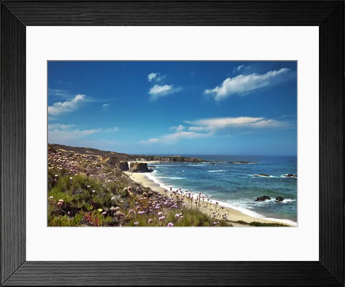 Framed Print : Beach, Almograve, Costa Vicentina, Alentejo, Portugal Framed Print : Beach, Almograve, Costa Vicentina, Alentejo, Portugal