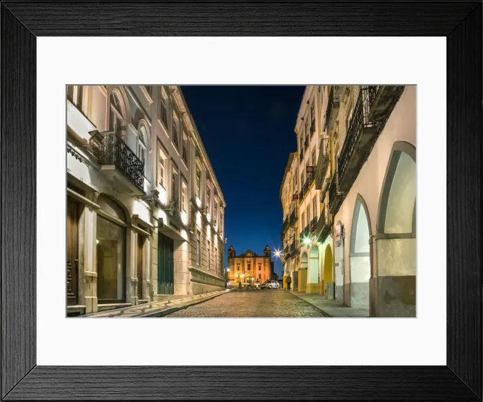 Framed Print : Sunset view, Praca do Giraldo, Evora, Alentejo, Portugal Framed Print : Sunset view, Praca do Giraldo, Evora, Alentejo, Portugal