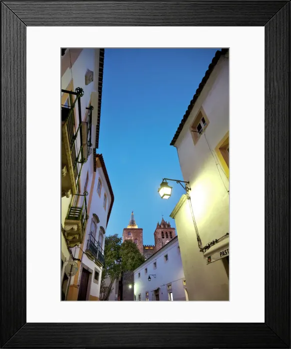 Framed Print : Sunset view of Cathedral, Evora, Alentejo, Portugal Framed Print : Sunset view of Cathedral, Evora, Alentejo, Portugal
