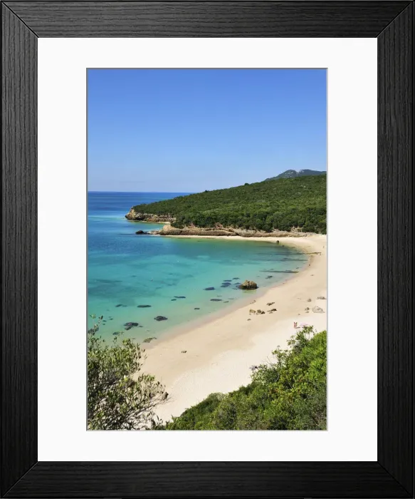 Framed Print : Galapinhos beach in the Arrabida Natural Park, Setubal. Portugal Framed Print : Galapinhos beach in the Arrabida Natural Park, Setubal. Portugal