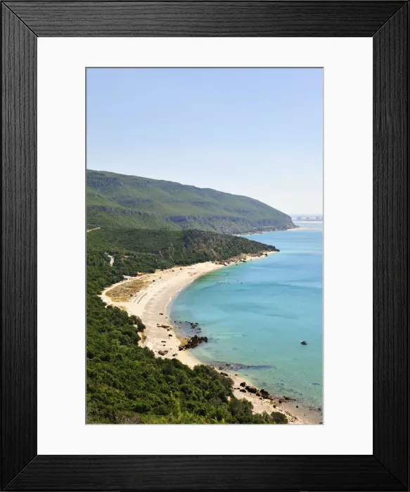Framed Print : Portinho da Arrabida beach. Setubal, Portugal Framed Print : Portinho da Arrabida beach. Setubal, Portugal