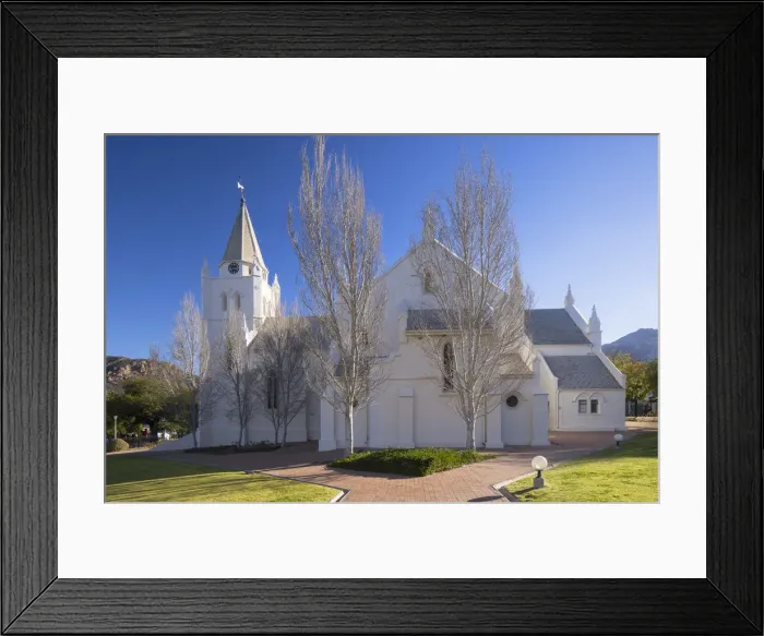 Framed Print : Dutch Reformed Church, Montagu, Western Cape, South Africa