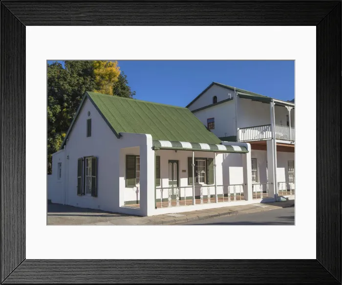 Framed Print : Buildings on Church Street, Montagu, Western Cape, South Africa Framed Print : Buildings on Church Street, Montagu, Western Cape, South Africa